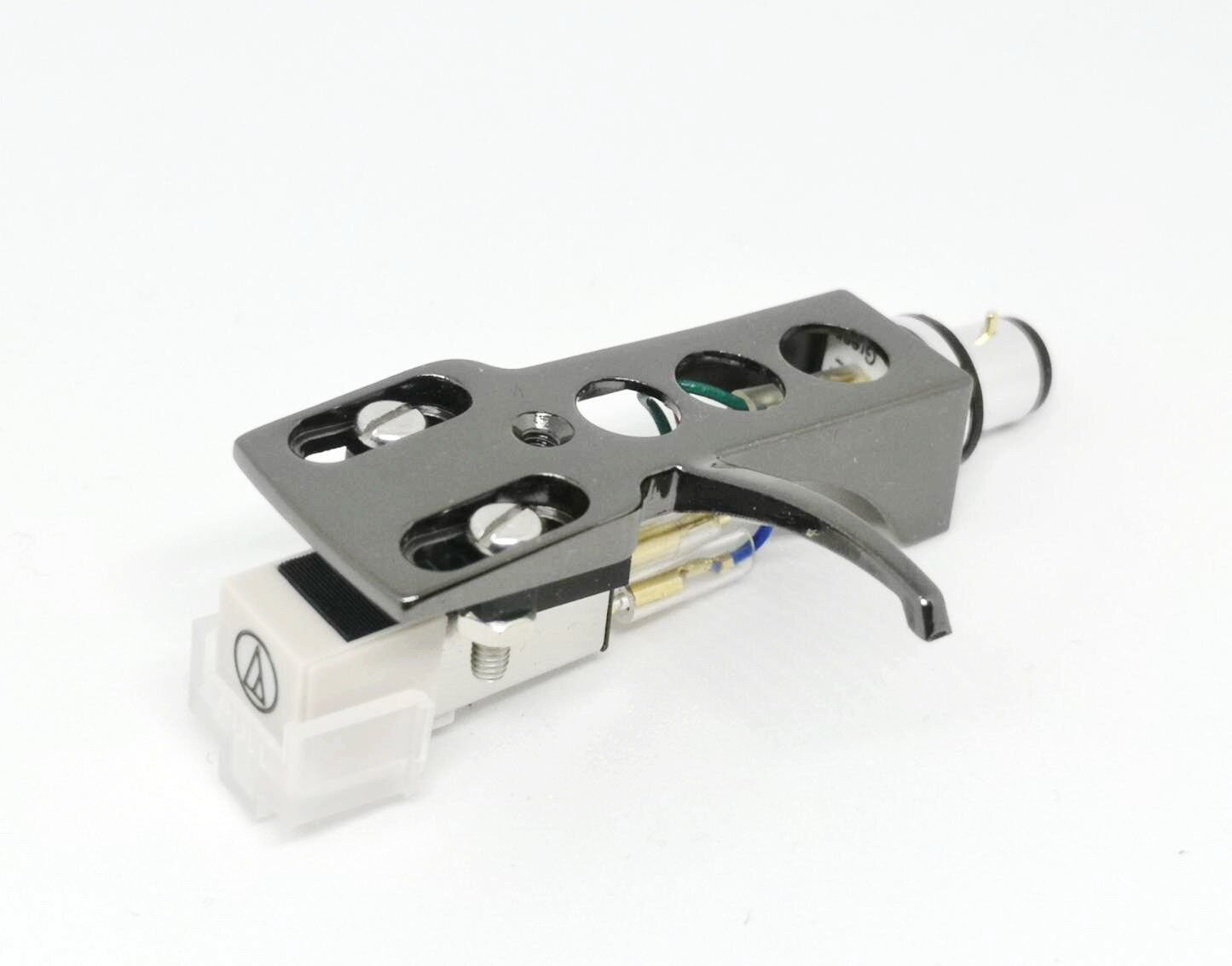 หัวเข็ม Phono Cartridge ชนิด MM พร้อมเฮดเชล (ดำเงา) สำหรับเครื่องเล่นแผ่นเสียง Turntable