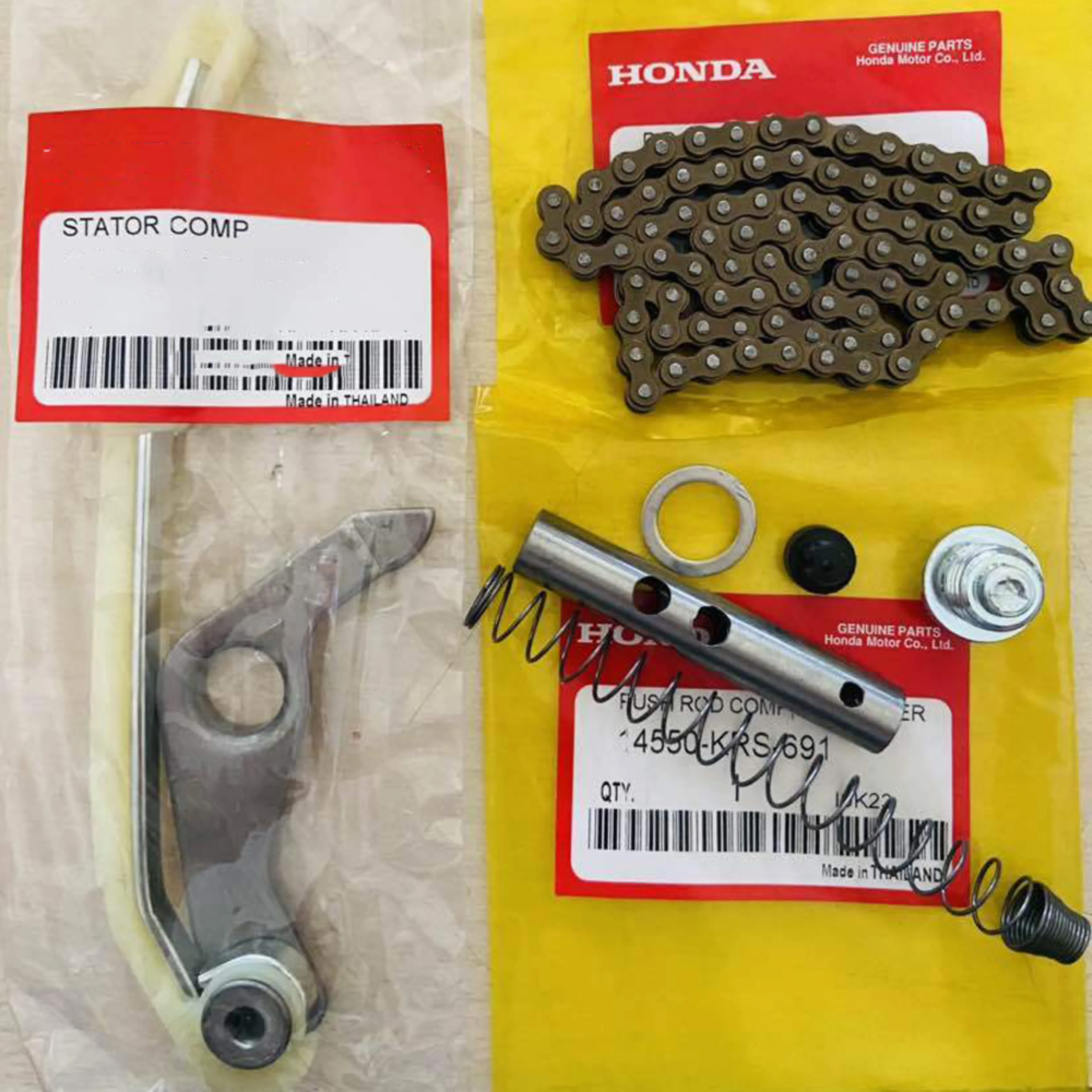 90-Link Chain Set for Vespa 110I + Decorative Chain Press + Chain Press Cylinder. Buy the Whole Set for a Cheaper Price.