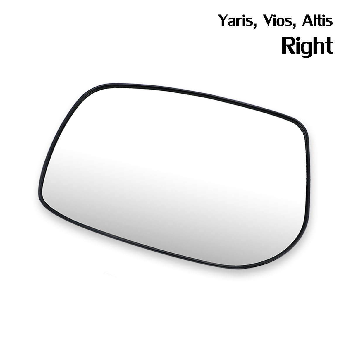 เนื้อเลนส์กระจก ข้าง ขวา ใส่ Yaris,Vios, Altis ปี 2007-2013 Right Wing Side Door Mirror Glass Len Yaris,Vios, Altis COROLLA E140 VIOS XP90 VITZ YARIS Toyota บริการเก็บเงินปลายทาง