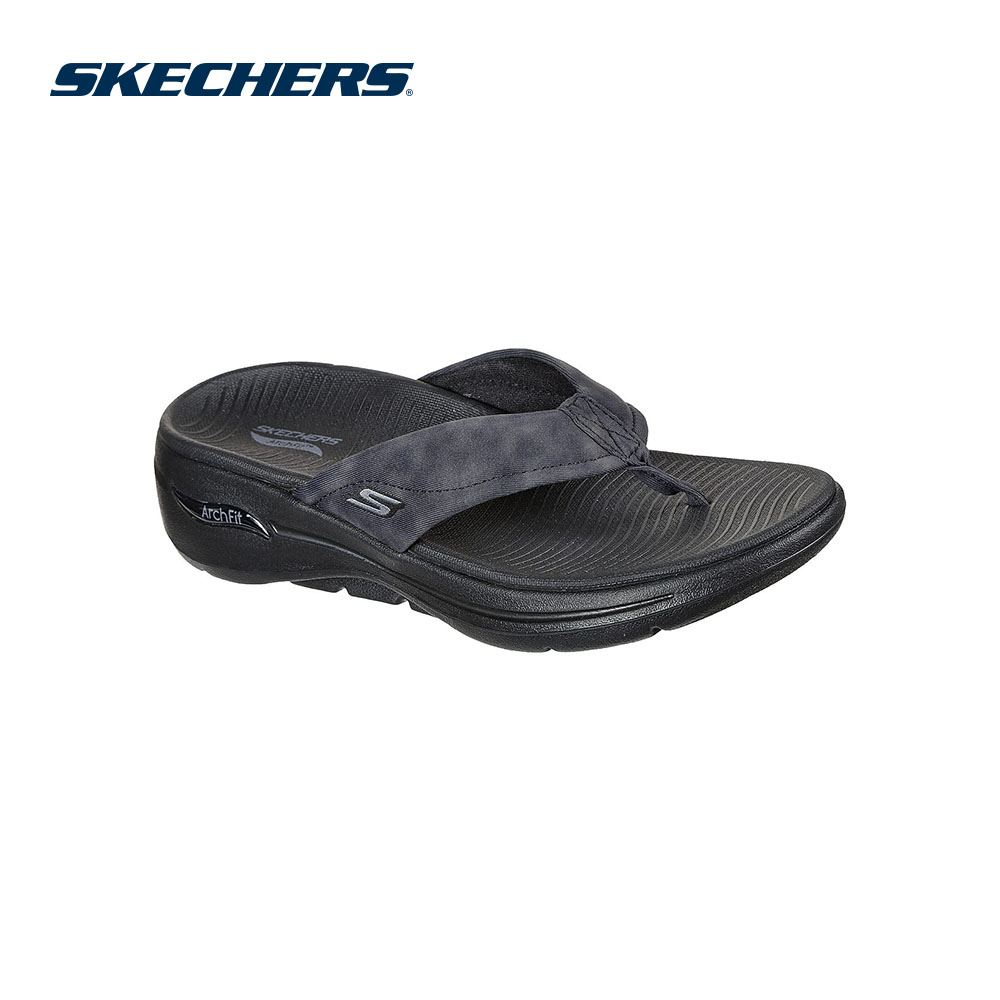 Skechers สเก็ตเชอร์ส รองเท้าแตะ ผู้หญิง GOwalk Arch Fit On-The-Go Sandals Shoes - 140220-BBK