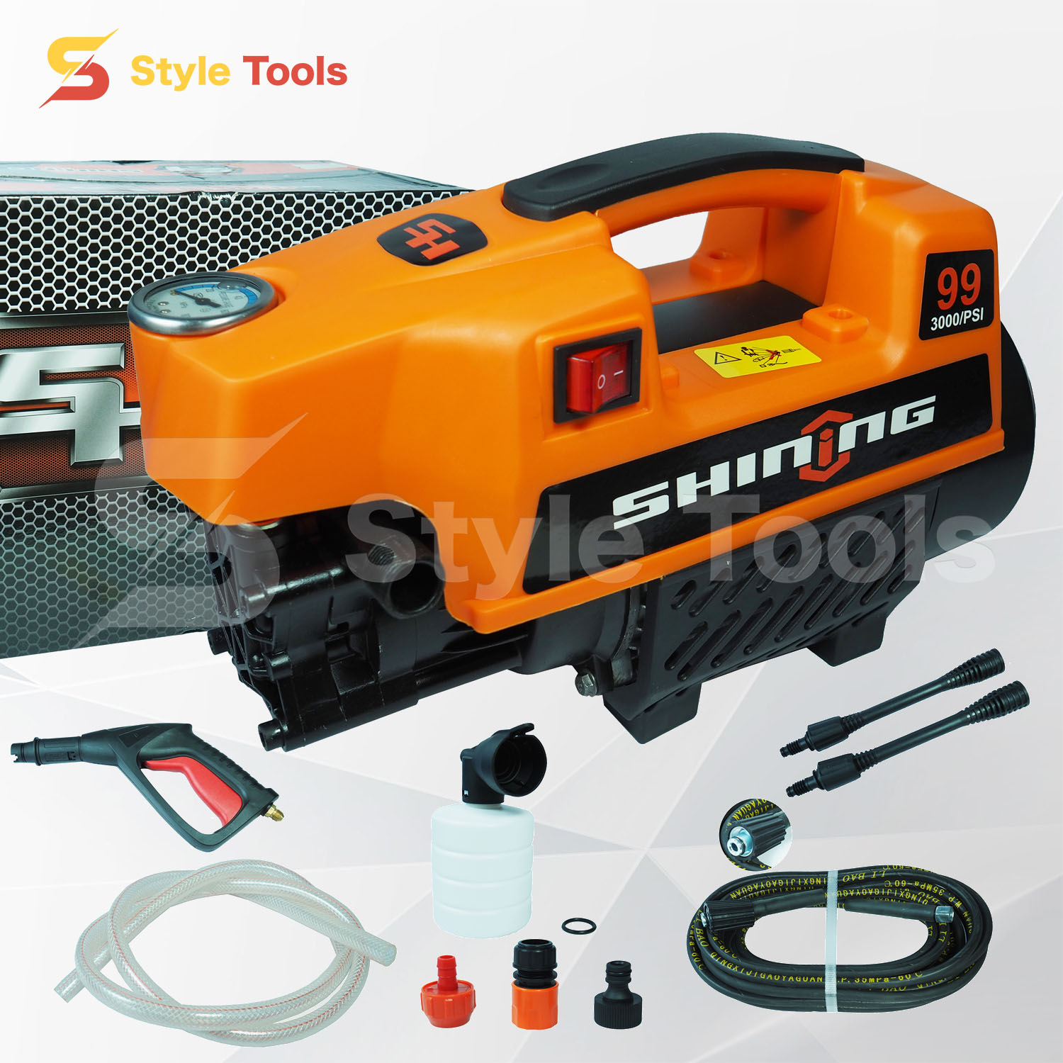 Shining High Pressure Water Sprayer 500 Bar Model F16 High Pressure Water Spraying Equipment Water Sprayer High Pressure Water Gun, Spray Gun ราคา 1,170 บาท*ส่งฟรี