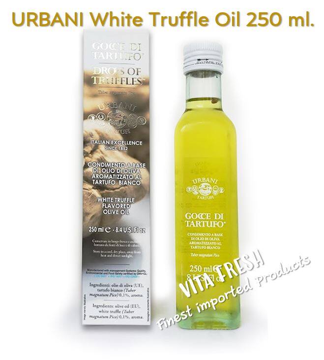 WHITE TRUFFLE OIL 250ML URBANI น้ํามันทรัฟเฟิลขาว น้ํามันเห็ดทรัฟเฟิลขาว ทรัฟเฟิลขาว 250มิล