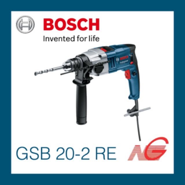 สว่านกระแทก BOSCH GSB 20-2 RE Professional 06011A21K0