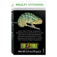 Exo Terra Multi Vitamin อาหารเสริม วิตามินรวม สำหรับสัตว์เลื้อนคลานและสัตว์ครึ่งบกครึ่งน้ำ (70g)