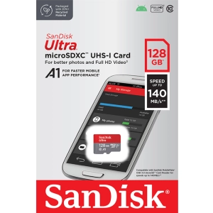 สินค้า Sandisk Ultra microSDXC Class10 A1 128GB อ่าน 140MB/s (SDSQUAB-128G-GN6MN) Memory เมมโมรี่การ์ด การ์ด แท็บเล็ต โทรศัพท์ สมาร์ทโฟน