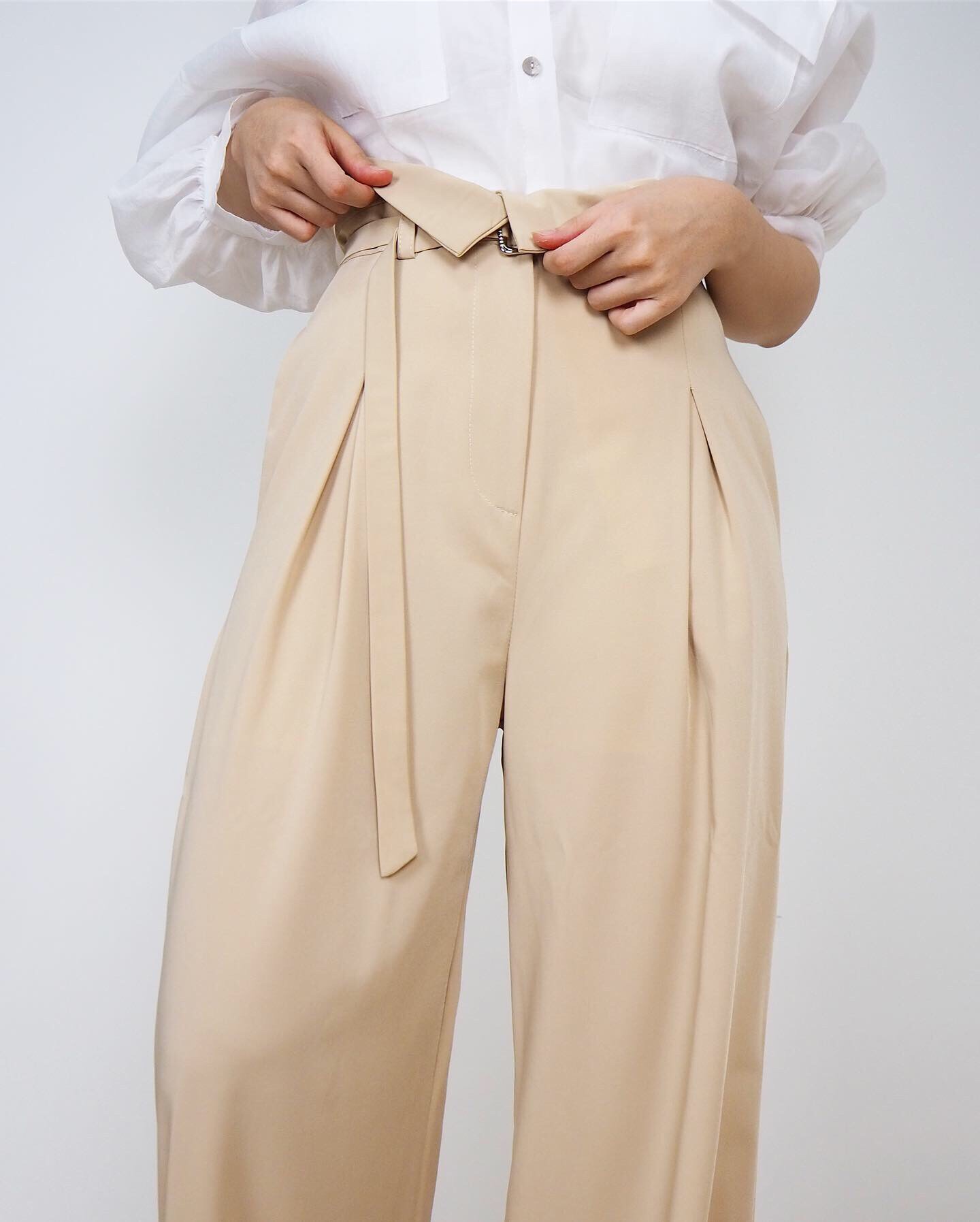 Srikiatden Studio - กางเกง Corset waist trousers