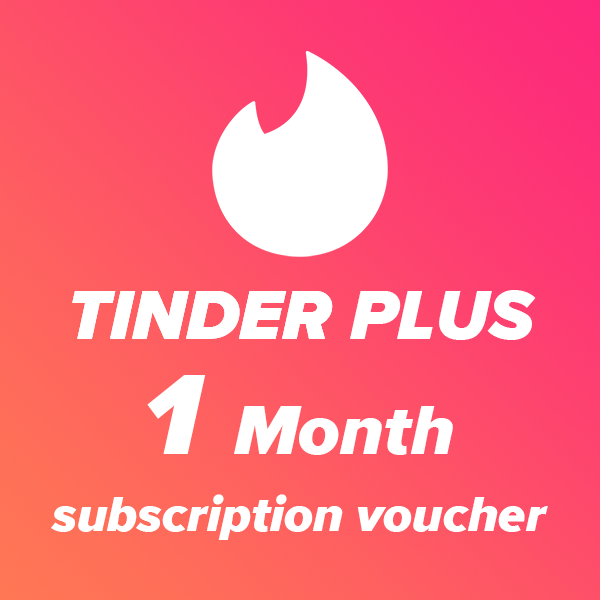 Tinder : Plus 1 month subscription