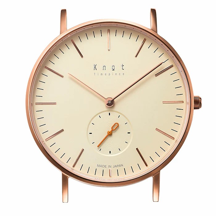 KNOT | นาฬิกาข้อมือ Small Second ของแท้ (ผลิตในประเทศญี่ปุ่น ) Made in Japan รุ่น CS-36RGIV ราคา 5,843 บาท*ส่งฟรี