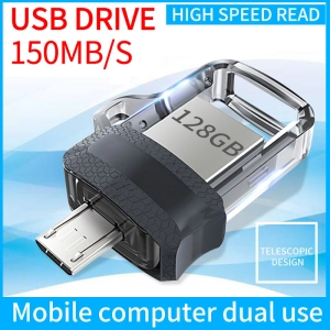 สินค้า Original Brand Ultra Dual Drive m3.0 128GB/64GB/32GB OTG Flash Drive for Android Smartphone Tablet Sanddis Memory