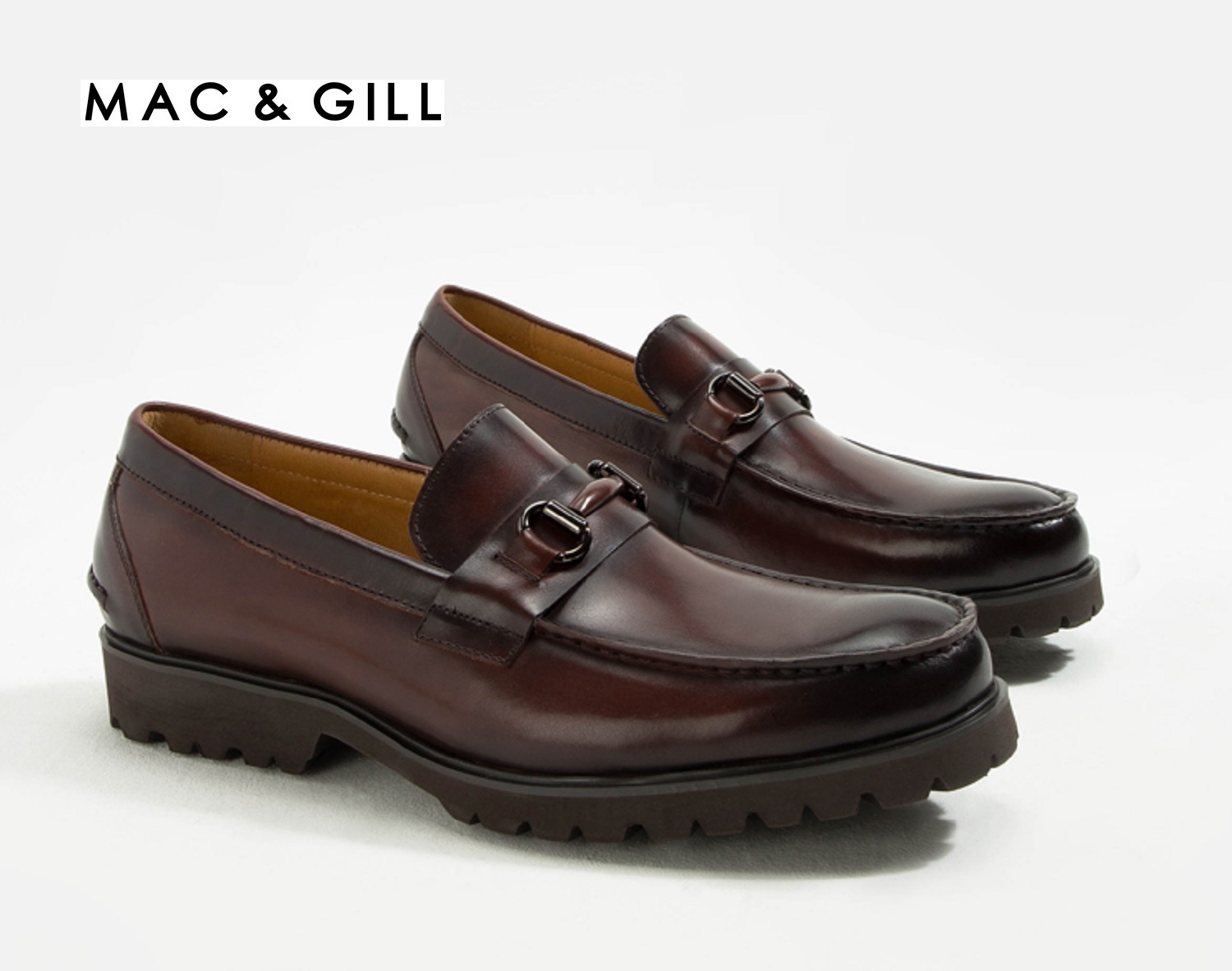 Mac&Gill รองเท้าโลฟเฟอร์ Brixton Leather Loafer Formal and Casual Shoes ราคา 3,590 บาท*ส่งฟรี