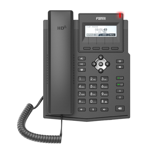 Fanvil X1SP โทรศัพท์ ไอพีโฟน 2-line (10/100) POE Enterprise IP-Phone