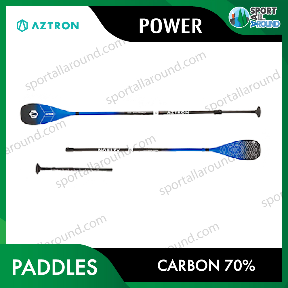 AZTRON PATDLE POWER CARBON ไม้พายสำหรับบอร์ดยืนพาย หรือ เรือยาง isup stand up paddle board