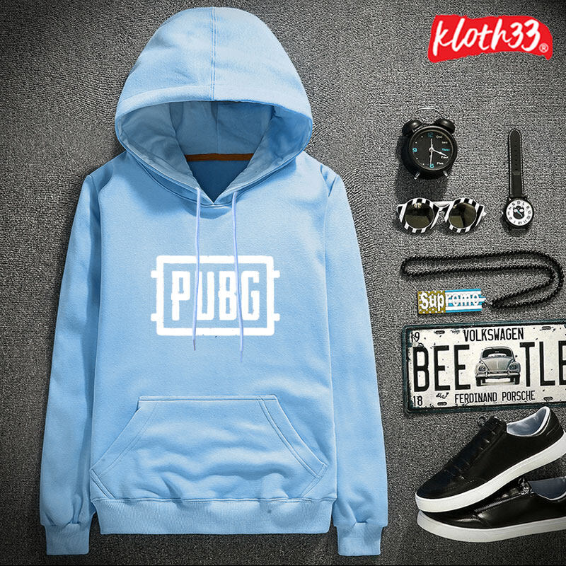 Kloth33 เสื้อฮู้ด เสื้อกันหนาวมีฮู้ด เสื้อมีฮู้ด HOODIE SWEATER ฟรีไซส์ ลาย Pubg