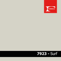 แผ่นโฟเมก้า แผ่นลามิเนต ยี่ห้อ Formica สีขาวมุก รหัส 7923 Surf พื้นผิวลาย Matte (UN) ขนาด 1220 x 2440 มม. หนา 0.80 มม. ใช้สำหรับงานตกแต่งภายใน งานปิดผิวเฟอร์นิเจอร์ ผนัง และอื่นๆ เพื่อเพิ่มความสวยงาม formica laminate 7923UN