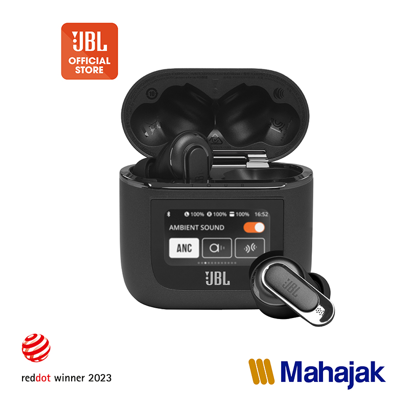 Jbl Tour Pro 2 Wireless Bluetooth Headphones Has an Automatic Noise Cancellation System and Comes with a Smart Case.