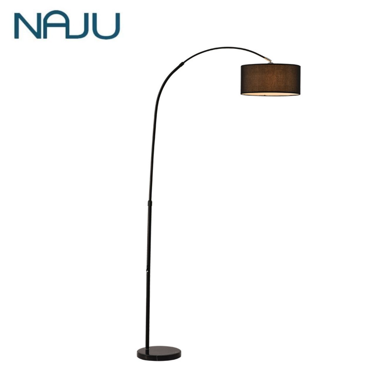 Naju Curved Floor Lamp Living Room Lamps, Bedroom Lamps, E27 Socket, for Bedrooms, Living Rooms, Offices, Height 155cm. ราคา 1,699 บาท*ส่งฟรี
