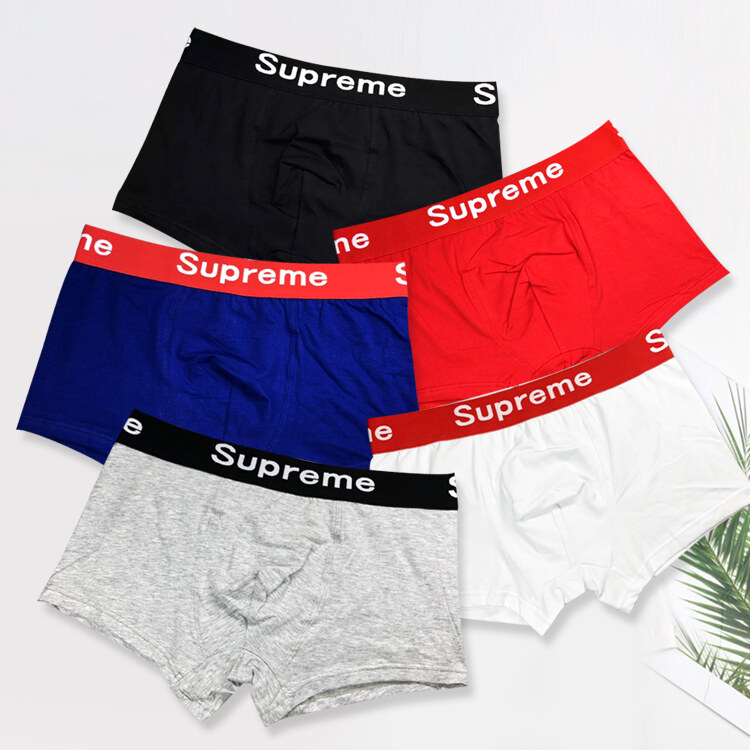 กางเกงใน Supreme กางเกงในผู้ชาย รุ่น Boxer (1ตัว) underwear กางเกงชั้นใน กางเกงชั้นในทรงสี่เหลี่ยม