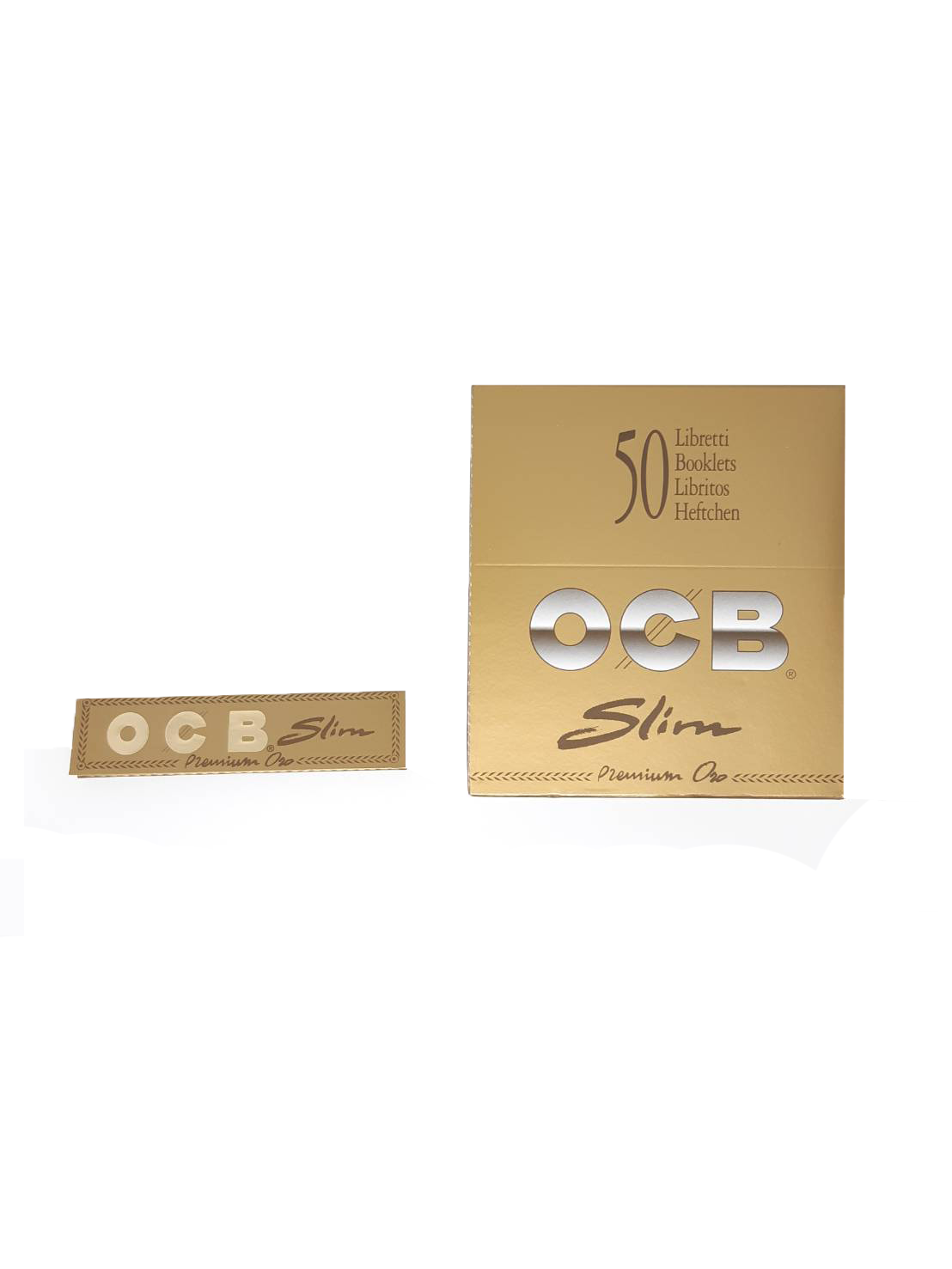 กระดาษโรล OCB Gold Slim KingSize (ไซส์ใหญ่) (1 x 50 x 32 ) 1 กล่อง