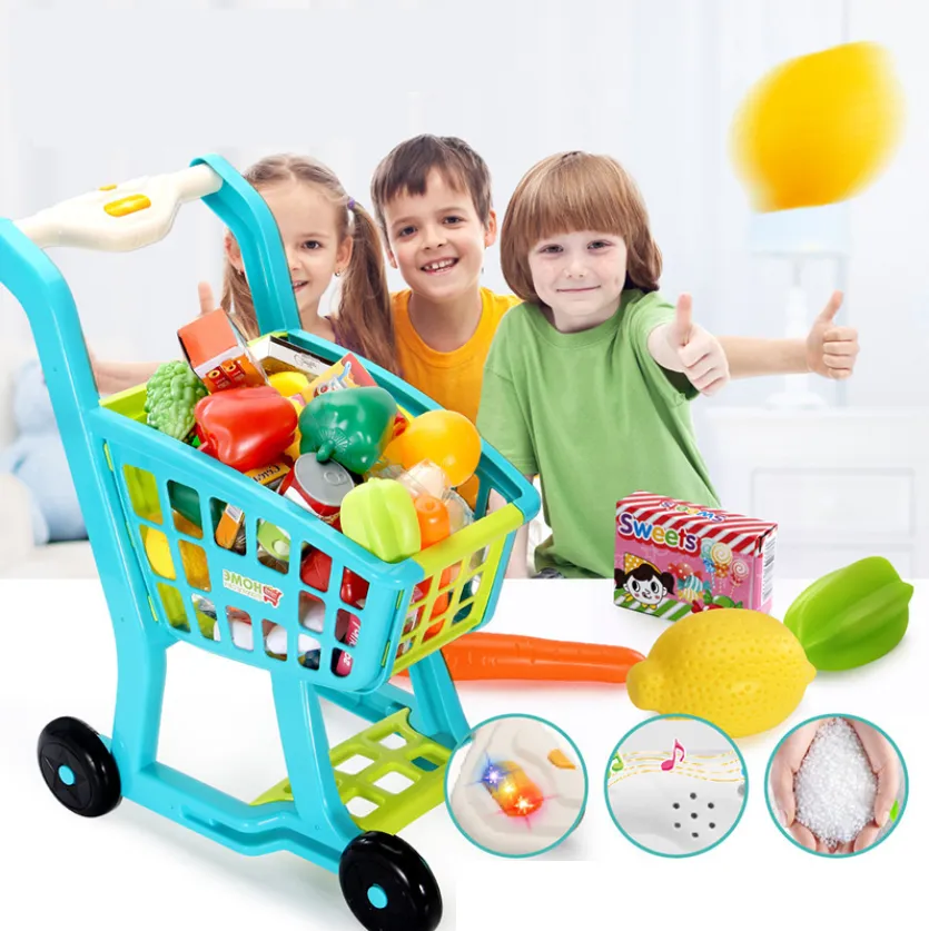 BabyStep รถเข็นซุปเปอร์มาร์เก็ต คันใหญ่ๆ (สีเขียวมีเสียง/มีไฟ) พร้อมผักพลไม้ 27 ชิ้น ของเล่นรถเข็นเด็ก รถเข็นผักเด็ก รถของเล่นเด็ก รถเข็นช้อปปิ้ง รถเข็นช้อปปิ่ง รถเข็นช็อปิ้ง รถเข็นช้อบปิ้ง รถเข็นช๊อบปิ้ง รถเข็นช็อปปิ้ง รถเข็นช๊อปปิ้ง รถเข็นชอปปิ้ง