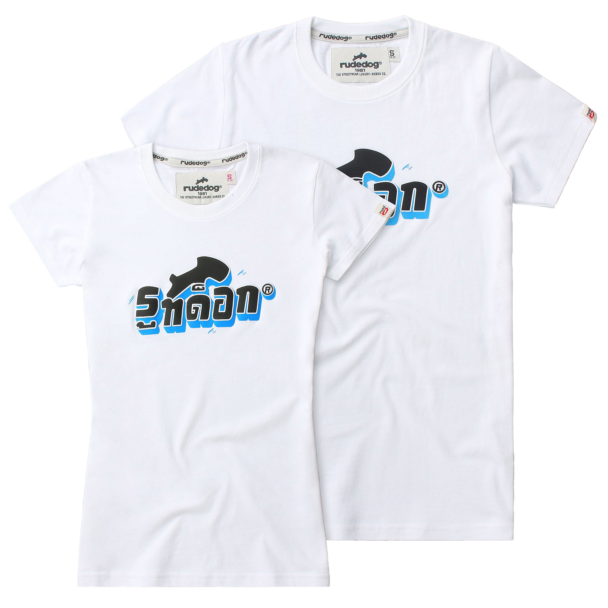 rudedog T-shirt เสื้อยืด รุ่น RD THAI (ผู้ชาย) แฟชั่น คอกลม ลายสกรีน ผ้าฝ้าย cotton ฟอกนุ่ม ไซส์ S M L XL