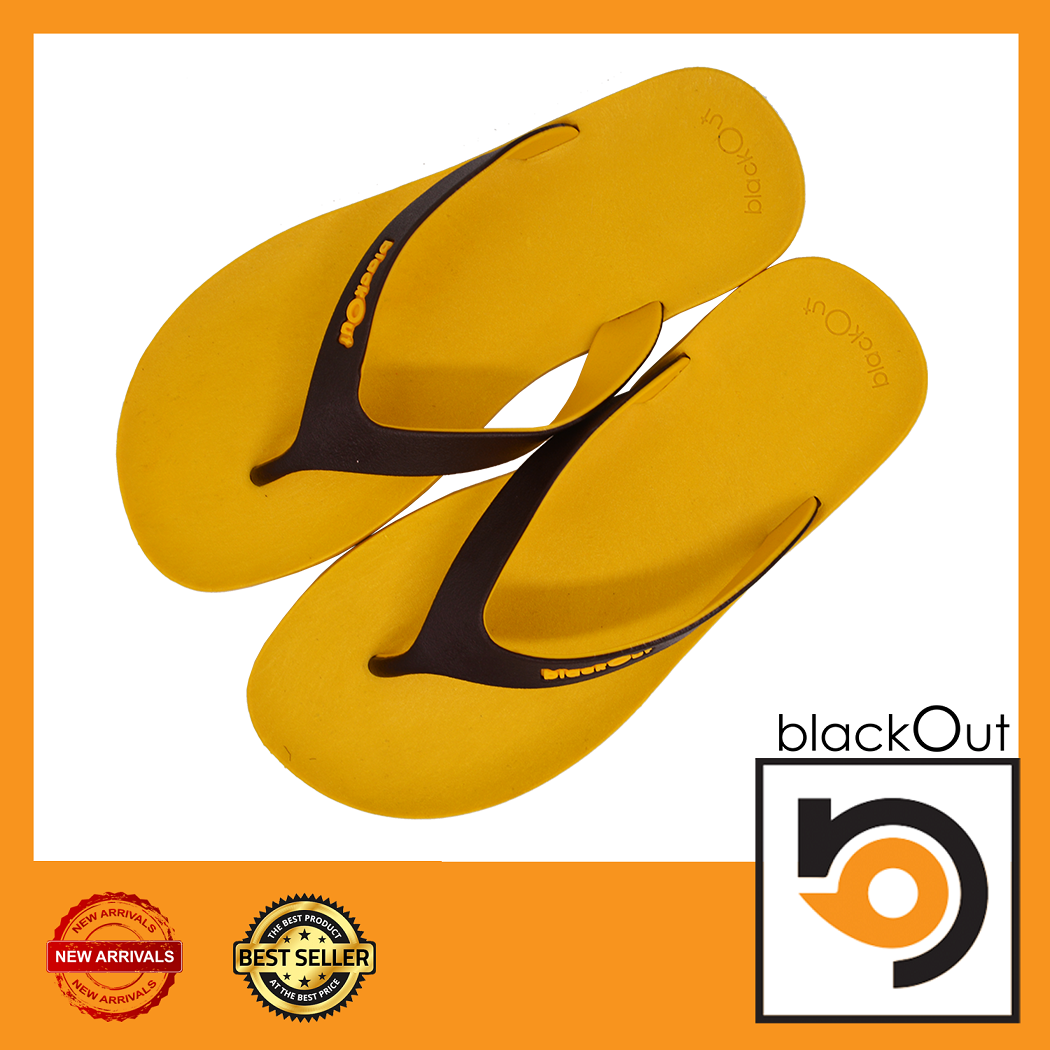 Blackout Flipper / แตะหนีบเหลือง(หูน้ำตาลเหลือง) ราคา 282 บาท*ส่งฟรี