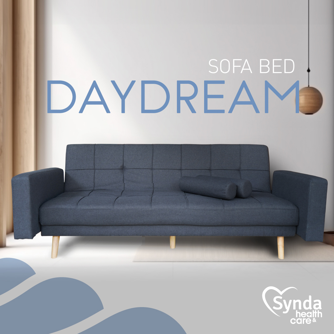 Synda Health & Care Sofabed รุ่น Daydream โซฟาผ้าปรับนอน โซฟาพร้อมหมอน ราคา 11,511 บาท*ส่งฟรี