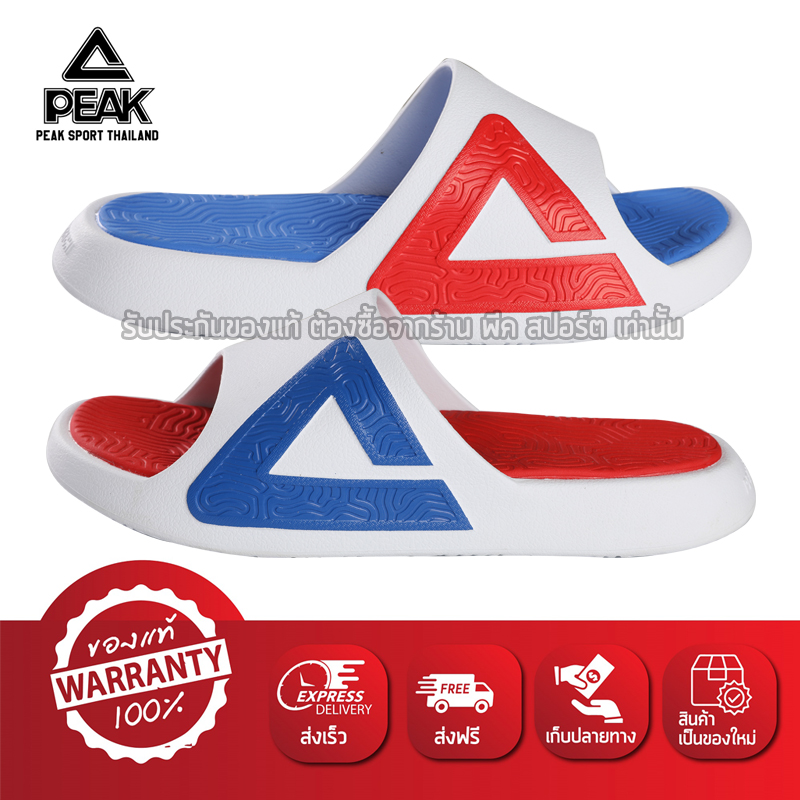 PEAK รองเท้า แตะ กีฬา เพื่อสุขภาพเท้า Sandal Slipper Shoe Sport Taichi พีค รุ่น E11937L Mixcolor