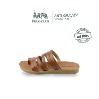 POLO CLUB รองเท้าแตะแบบสวม รุ่น AG-2738 สีกากี  รองเท้าแตะผู้หญิง รองเท้าแตะแฟชั่นผู้หญิง รองเท้าลำลองผู้หญิง รองเท้าสุขภาพ รองเท้าส้นเตี้ย