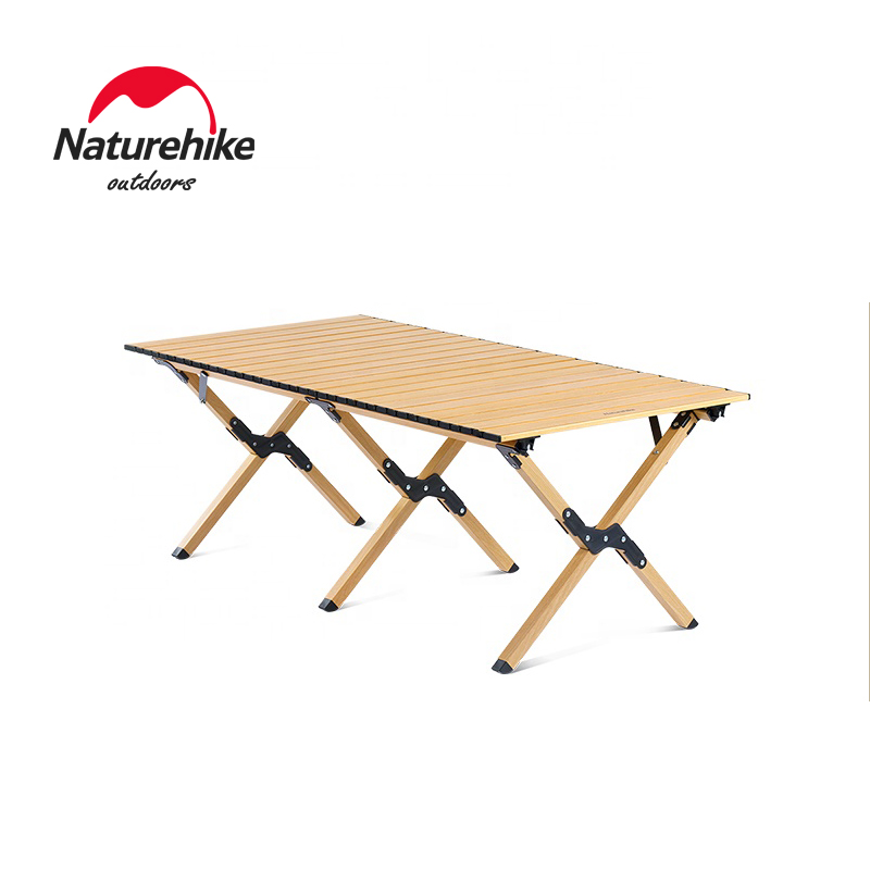 Naturehike Foldable Table Aluminum Alloy Egg Roll Table Portable Outdoor Camping Picnic Folding Table Gear ราคา 1,765 บาท*ส่งฟรี