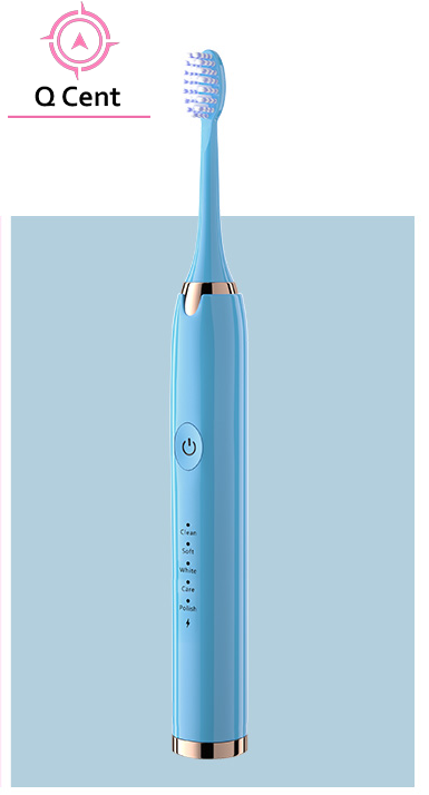 Q house (สินค้ามาใหม่) Electric tooth brush แปรงฟันไฟฟ้า แปรงฟันอัตโนมัติ ทำความสะอาดได้ล้ำลึก อ่อนโยนต่อเหงือก ZVS