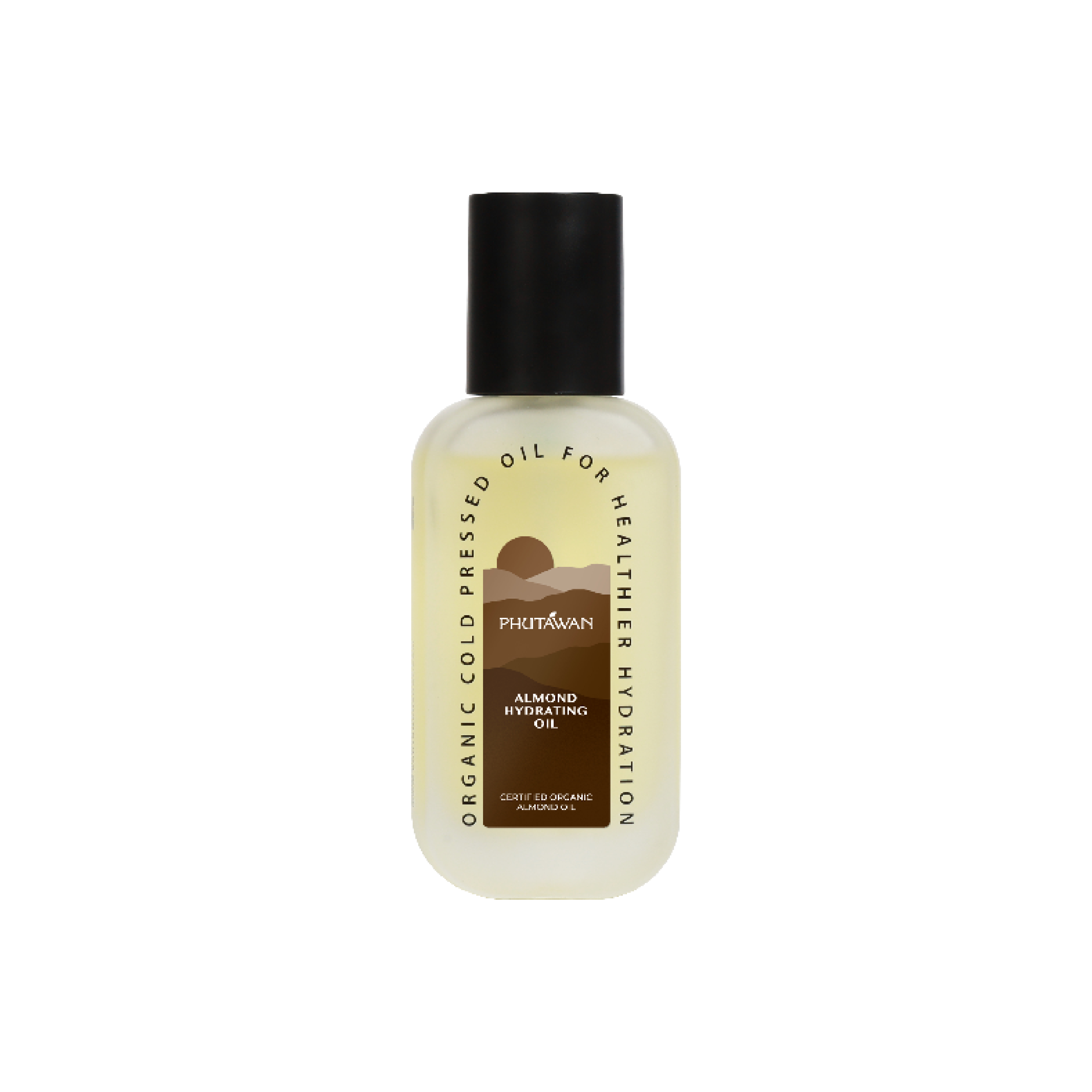 Phutawan Organic Oil ภูตะวัน ออแกนิคออยล์ สำหรับทาบำรุงผิวหน้า ผิวกาย เส้นผม กัวซาได้ 50 ml