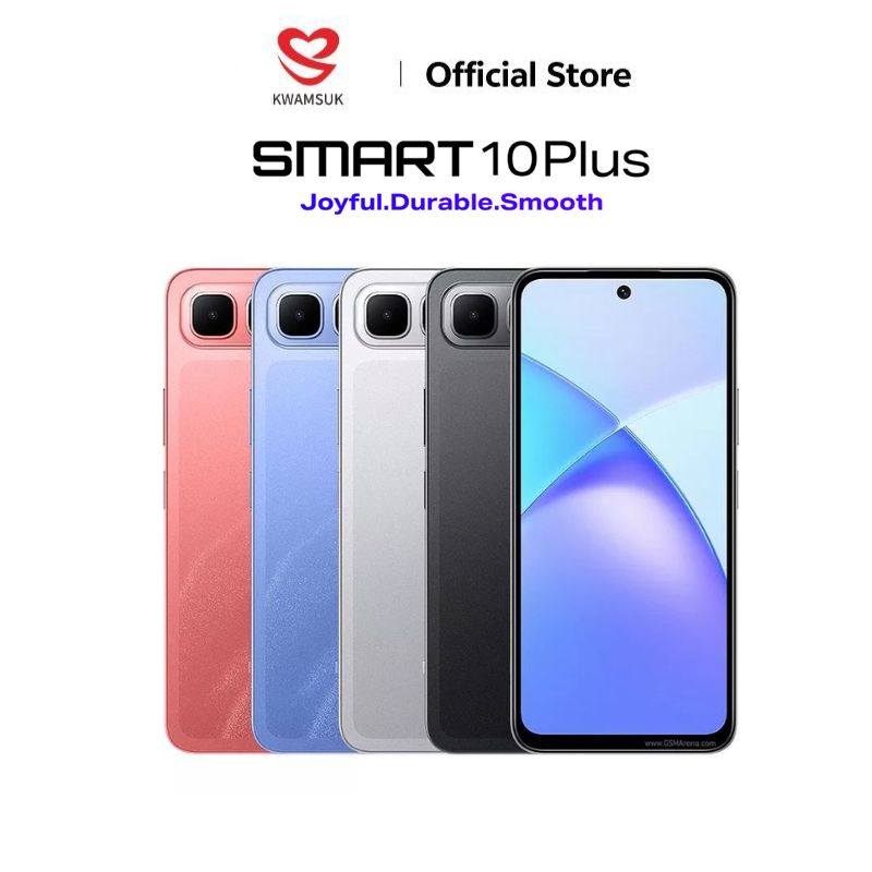 Infinix Smart 10 Plus (4/128) 6.67 Inch Screen, 6000Mah Battery, 12 Month Warranty from the Center. ราคา 3,140 บาท*ส่งฟรี