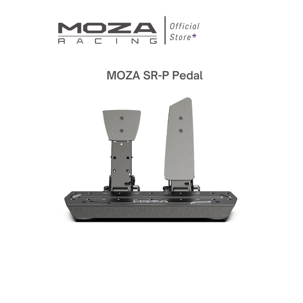 MOZA SR-P Pedal รุ่น MZ-RS11 รองรับ PC ราคา 4,890 บาท*ส่งฟรี