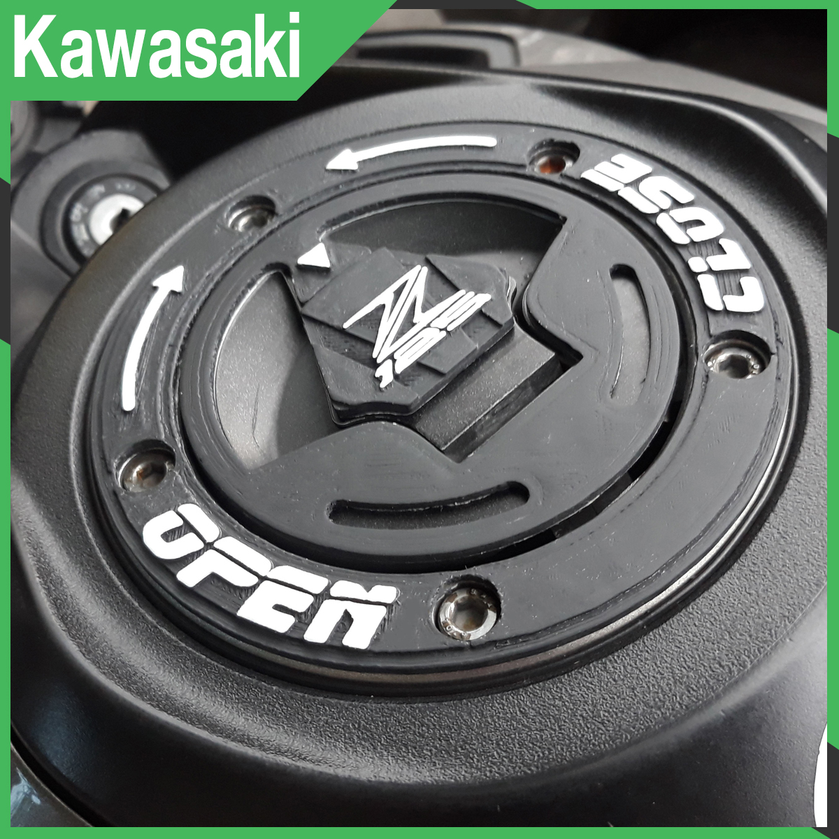 กันรอยฝาถัง กันรอยฝาถังน้ำมัน Kawasaki Z125 Z300 Z400 Z650 Z900 Ninja ER6n