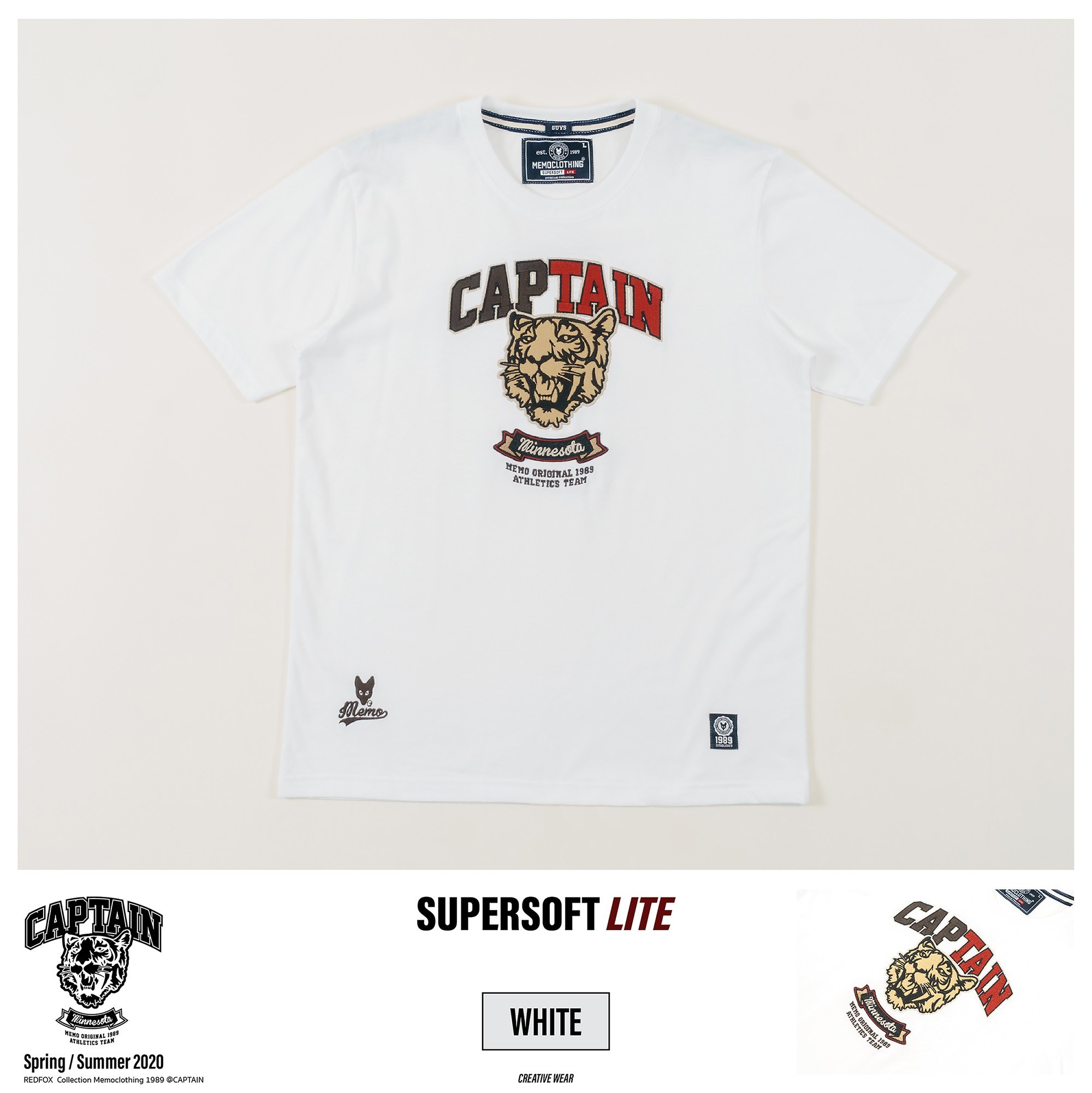 เสื้อยืด Memo ผ้า Supersoft Lite รุ่น Captain? ทรงตรง