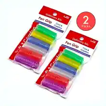 ภาพขนาดย่อสินค้าUS Silicone Pencil Grip Pen Grips (Pack of 6) 2 Packs