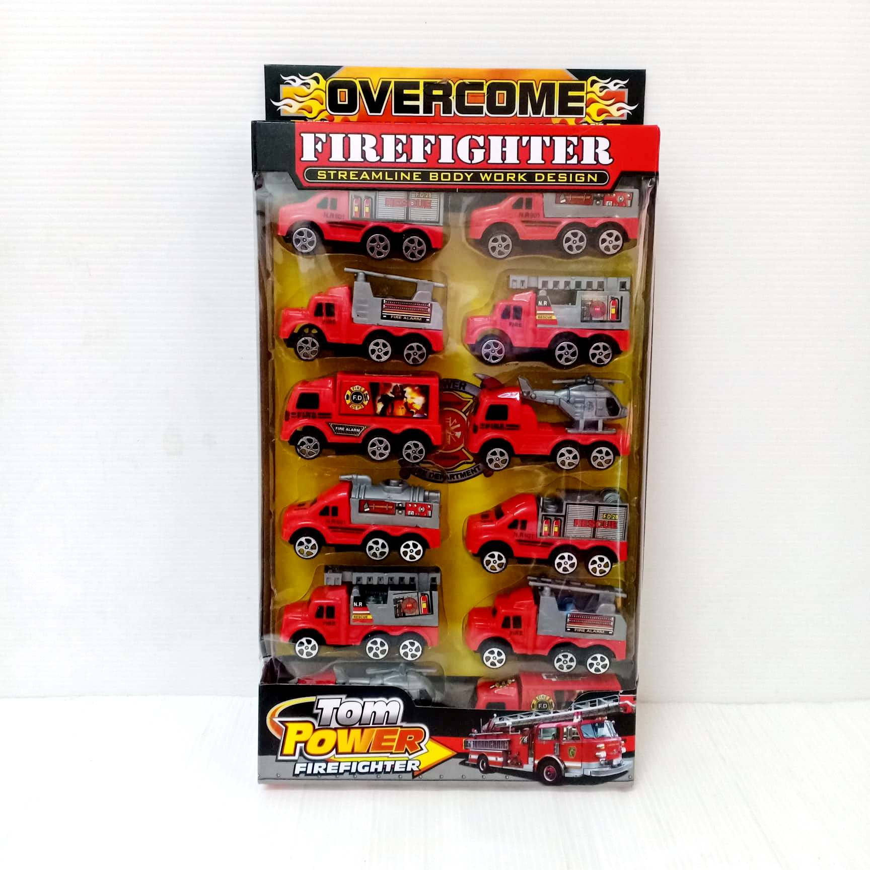 รถดับเพลิง รถ 12 คัน Fire Fighter Car Set มีลาน วิ่งได้ ได้ทั้ง 12 คัน สินค้าได้ตามรูปแน่นอน รับรอง ไม่ผิดหวัง ราคาถูก