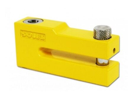 SOLEX กุญแจล็อคดิสเบรค มอเตอร์ไซค์  Model. 9030 สีเหลือง