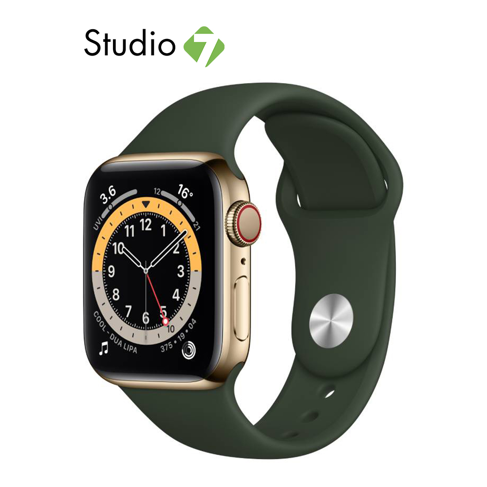 Apple Watch Series 6 GPS + Cellular Stainless Steel Case by Studio 7