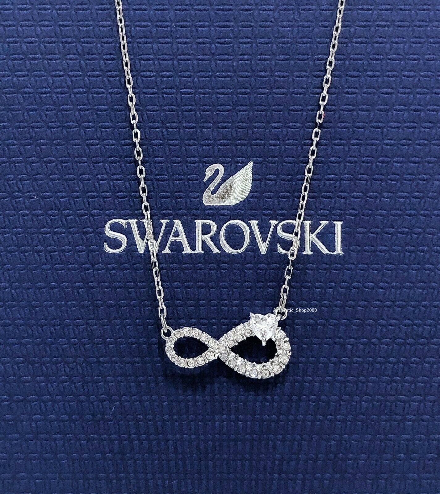 【SALE】?พร้อมส่ง?Swarovskiแท้ สร้อยคอ SWAROVSKI INFINITY necklace สวาล๊อฟกี swarovski สร้อยคอแท้ สวารอฟส ของแท้ 100% ของขวัญสำหรับคนพิเศษ SWARO