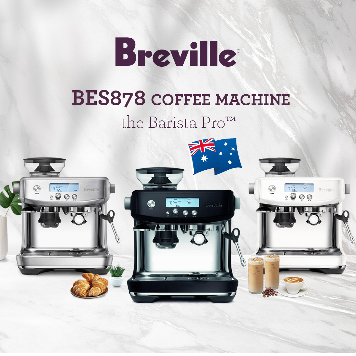 Ratika | เครื่องชงกาแฟ BREVILLE BES878 COFFEE MACHINE "the Barista Pro" ราคา 32,900 บาท*ส่งฟรี