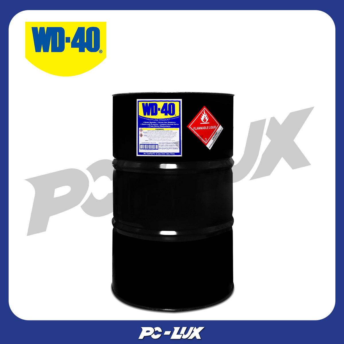 Wd-40 Multi-Purpose Oil, Size 55 Gallons (208 Liters) ราคา 111,176 บาท*ส่งฟรี