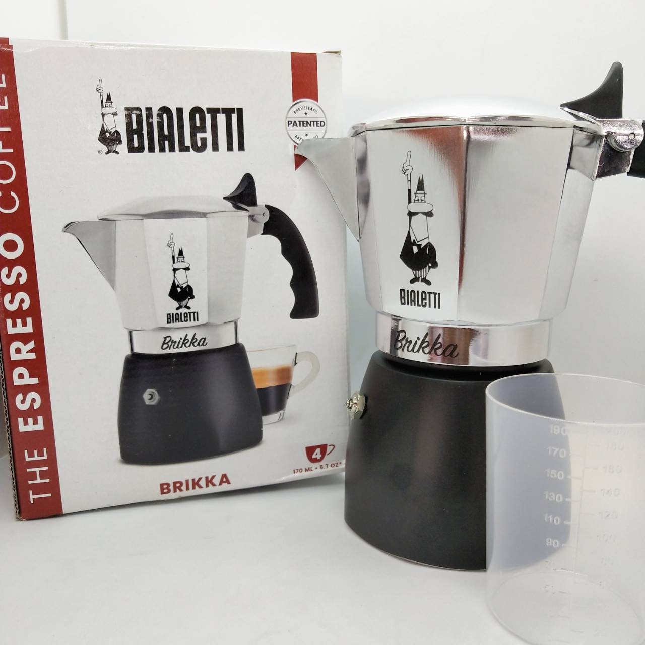 Bialetti brikka moka pot 2 cup 4 cup รุ่น 2020 หม้อต้มกาแฟ บริกก้า New Brikka