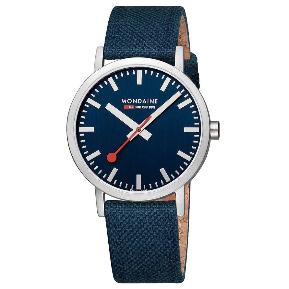 นาฬิกาข้อมือ Mondaine CLASSIC 40 mm, Deepest Blue , A660.30360.40SBD" ราคา 10,500 บาท*ส่งฟรี