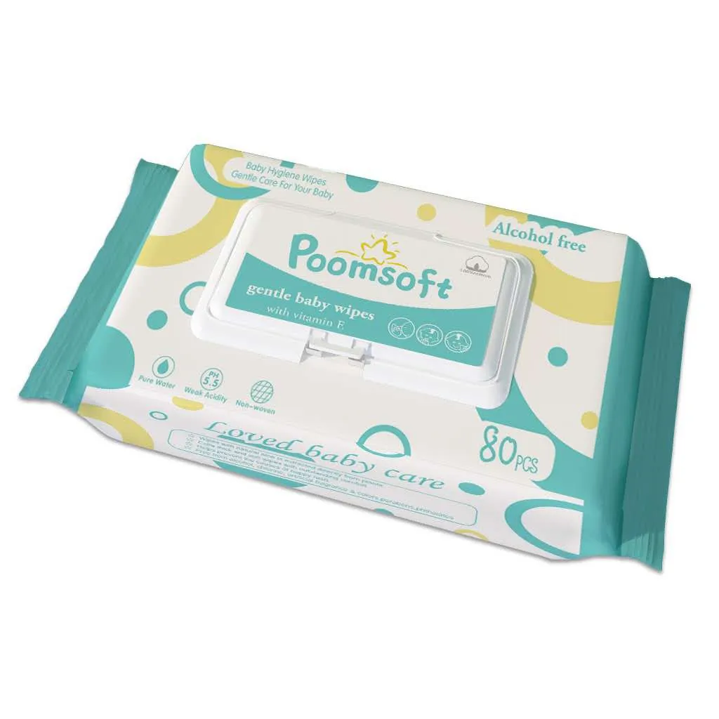 ทิชชู่เปียก 80ชิ้น Baby wipes ทิชชู่เปียก กระดาษเปียก ทิชชู่เปียกเช็ดมือ ผ้าเปียก ผ้าอ้อม ทิชชู่เปียกเด็ก