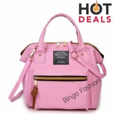 Master Fashion3 in 1 Women Bag Top Handle Bag Women Backpack กระเป๋าสะพายไหล่ กระเป๋าเป้สะพายหลัง -(pink)