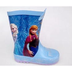 ((งานลิขสิทธิ์)) รองเท้าบูทยางเด็ก เจ้าหญิงโฟรเซ่น Frozen Rain Boots รองเท้าบู๊ทยางเด็ก บูทยางกันฝน บู๊ทยางกันฝน บูทกันน้ำเด็ก บู๊ทกันน้ำเด็ก