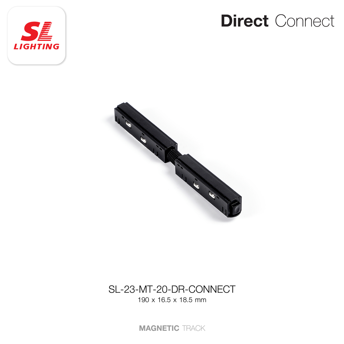 SL LIGHTING | Magnetic Track Light Rail โคมไฟรางแม่เหล็ก 20 มิลลิเมตร 48 โวลล์ และ อุปกรณ์ที่ใช้ติดตั้ง