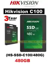 ภาพขนาดย่อของสินค้า480GB SSD (เอสเอสดี) Hikvision HS-SSD-C100/480G Internal 2.5" SATA III 6 Gb/s Read 550MB/s Write 502MB/s - รับประกัน3 ปี
