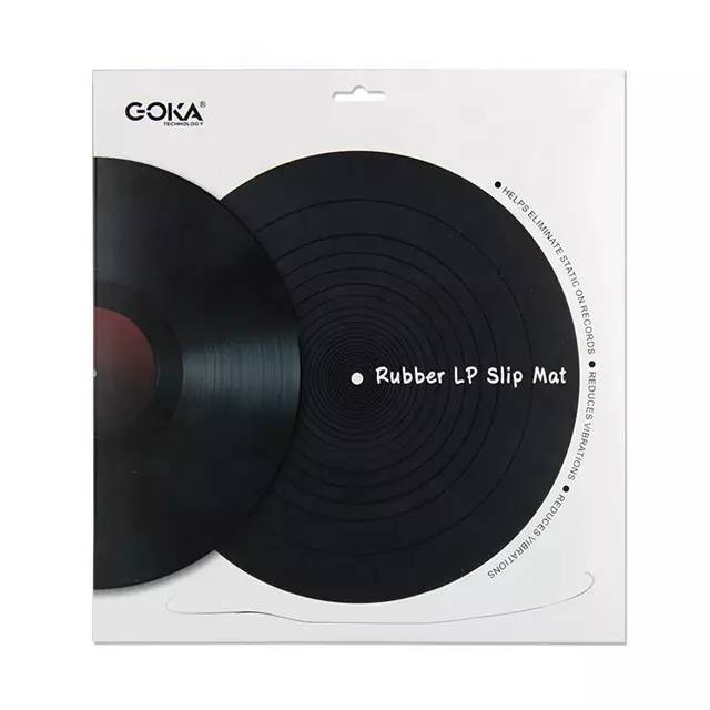 แผ่นยางรอง (ฺBlack) สำหรับเครื่องเล่นแผ่นเสียง Turntable (Rubber LP Slip Mat)